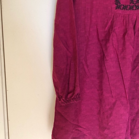 Magenta Top with Embroidery Details - Picture 3 of 4